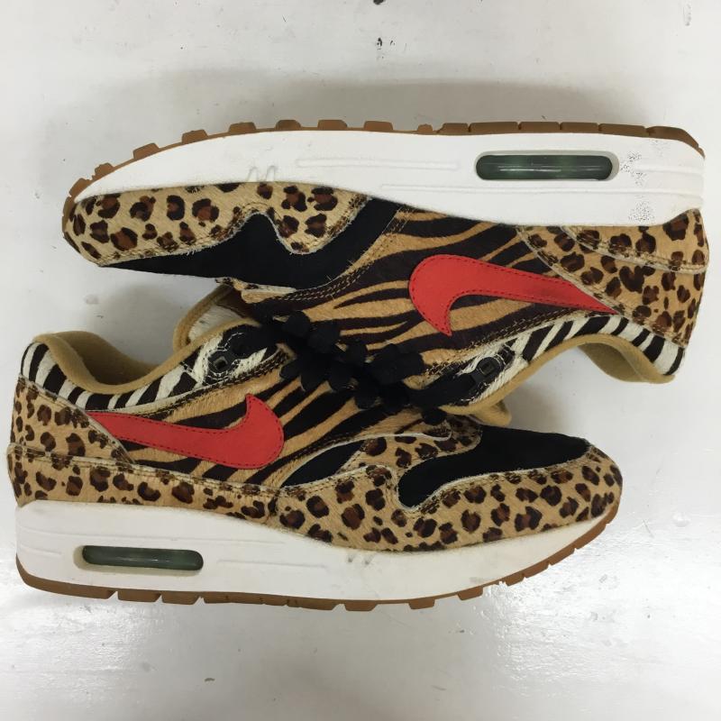 ナイキ NIKE スニーカー スニーカー atmos × Nike Air Max 1 DLX  Animal Pack Safari AQ0928-700 25.0cm ヒョウ柄・レオパード柄 マルチカラー / マルチカラー / multicolor メンズ USED 古着 中古 10155477