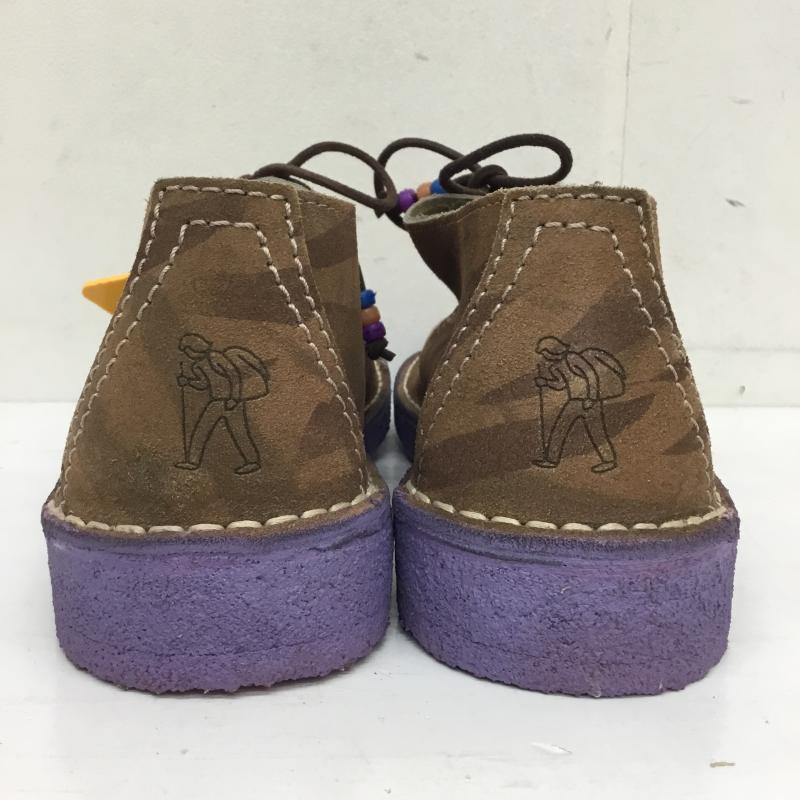 クラークス オリジナルズ Clarks Originals ブーツ ショートブーツ Clarks × Aries Desert Trek レザー ブーツ ブラウン 28.0cm  茶 / ブラウン / brown メンズ USED 古着 中古 10155478