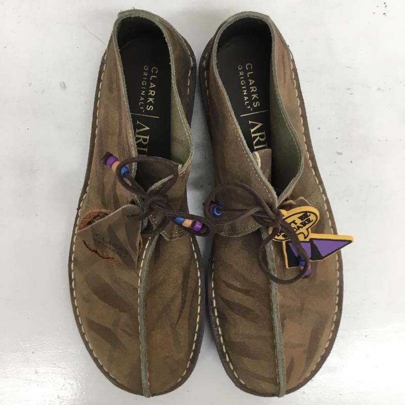 クラークス オリジナルズ Clarks Originals ブーツ ショートブーツ Clarks × Aries Desert Trek レザー ブーツ ブラウン 28.0cm  茶 / ブラウン / brown メンズ USED 古着 中古 10155478