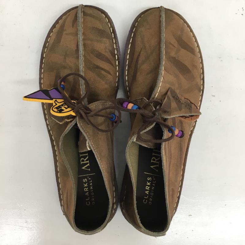 クラークス オリジナルズ Clarks Originals ブーツ ショートブーツ Clarks × Aries Desert Trek レザー ブーツ ブラウン 28.0cm  茶 / ブラウン / brown メンズ USED 古着 中古 10155478