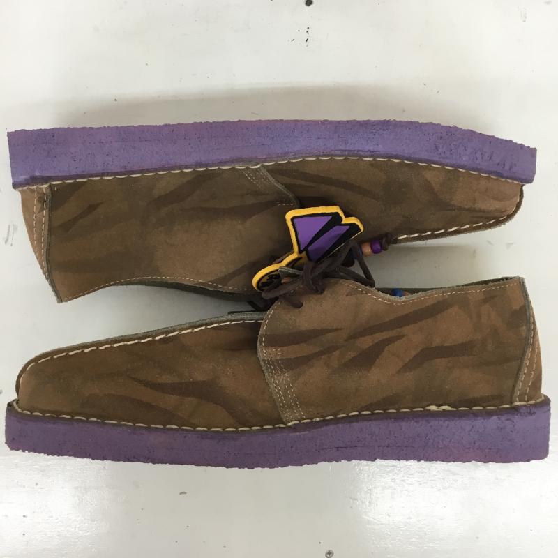 クラークス オリジナルズ Clarks Originals ブーツ ショートブーツ Clarks × Aries Desert Trek レザー ブーツ ブラウン 28.0cm  茶 / ブラウン / brown メンズ USED 古着 中古 10155478