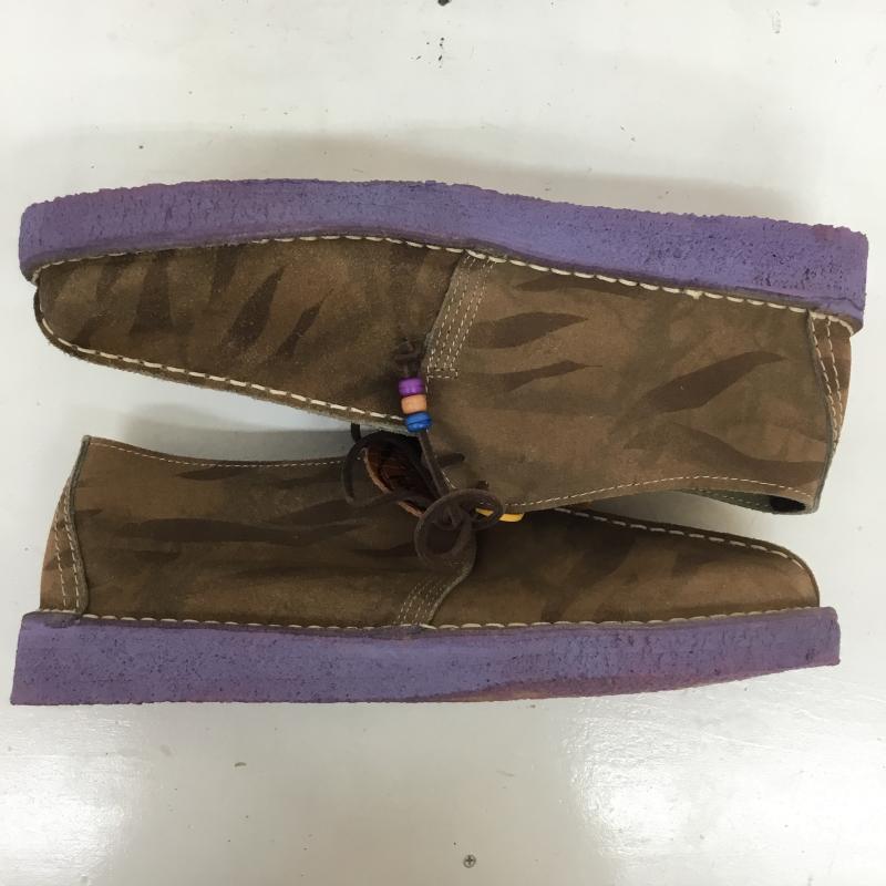 クラークス オリジナルズ Clarks Originals ブーツ ショートブーツ Clarks × Aries Desert Trek レザー ブーツ ブラウン 28.0cm  茶 / ブラウン / brown メンズ USED 古着 中古 10155478
