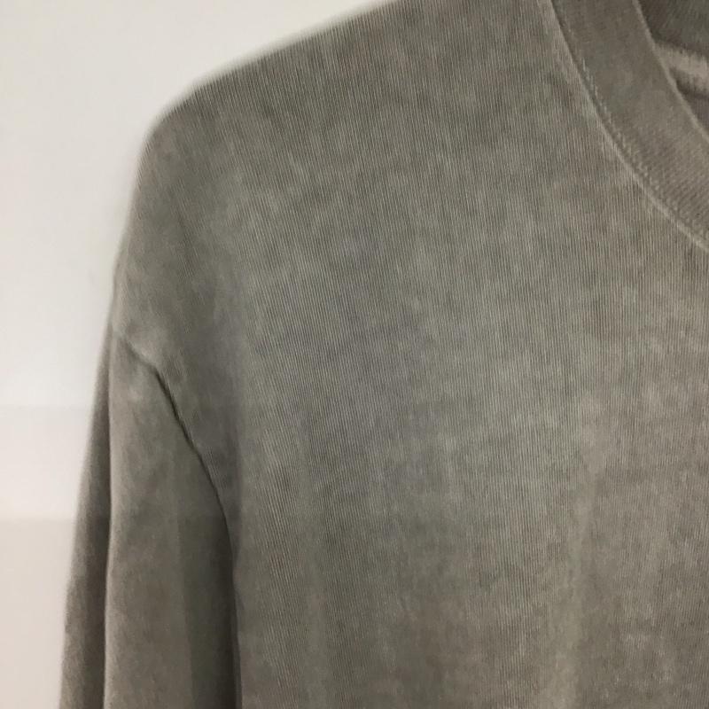 オフショア OFFSHORE カットソー 長袖 L ロゴ、文字 灰 / グレー / gray メンズ USED 古着 中古 10155480