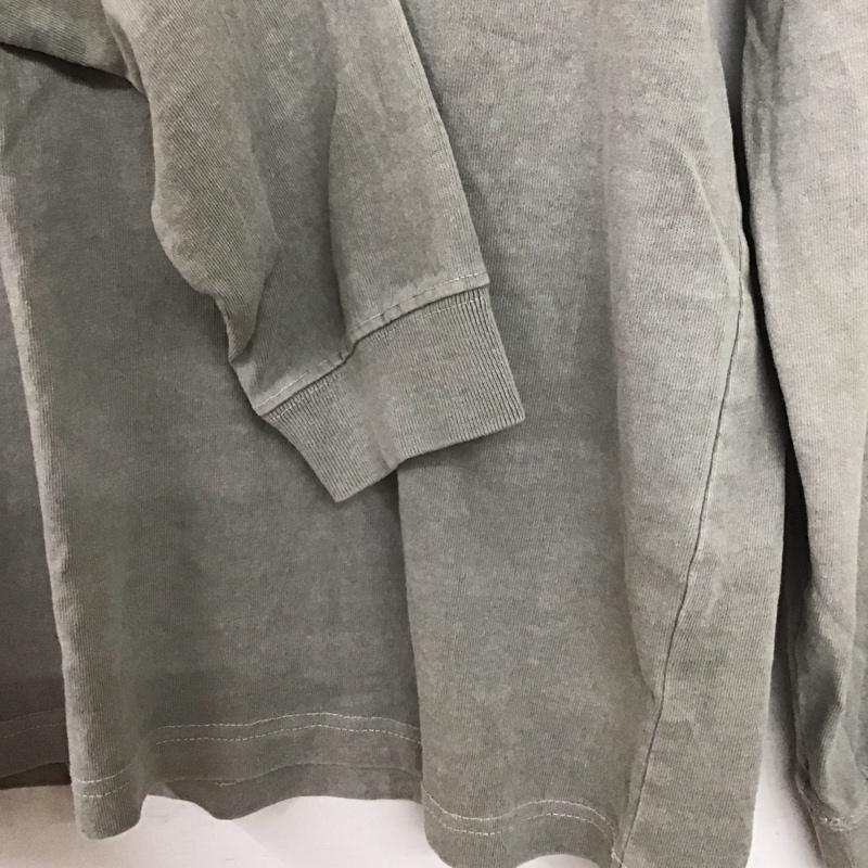 オフショア OFFSHORE カットソー 長袖 L ロゴ、文字 灰 / グレー / gray メンズ USED 古着 中古 10155480