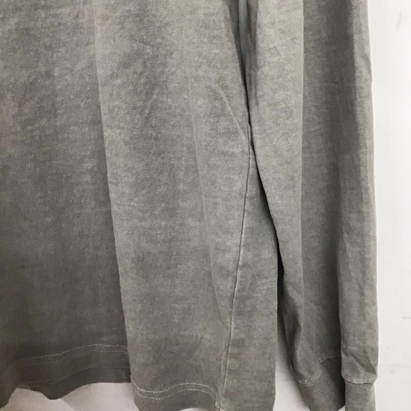 オフショア OFFSHORE カットソー 長袖 L ロゴ、文字 灰 / グレー / gray メンズ USED 古着 中古 10155480