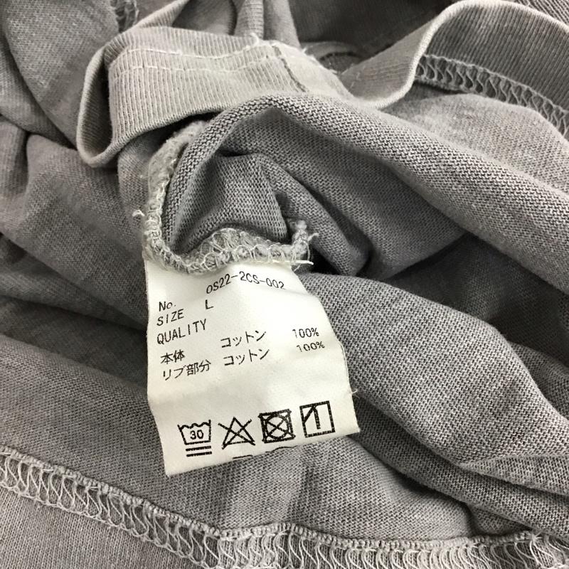 オフショア OFFSHORE カットソー 長袖 L ロゴ、文字 灰 / グレー / gray メンズ USED 古着 中古 10155480
