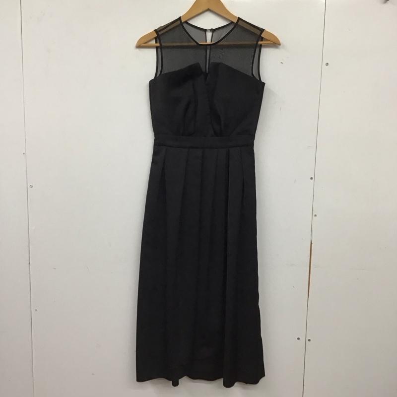 ラボラトリーワーク laboratory work ワンピース ロングスカート LW870030AL ビスチェ風ドレス ノースリーブ S 無地 黒 / ブラック / black レディース USED 古着 中古 10155484