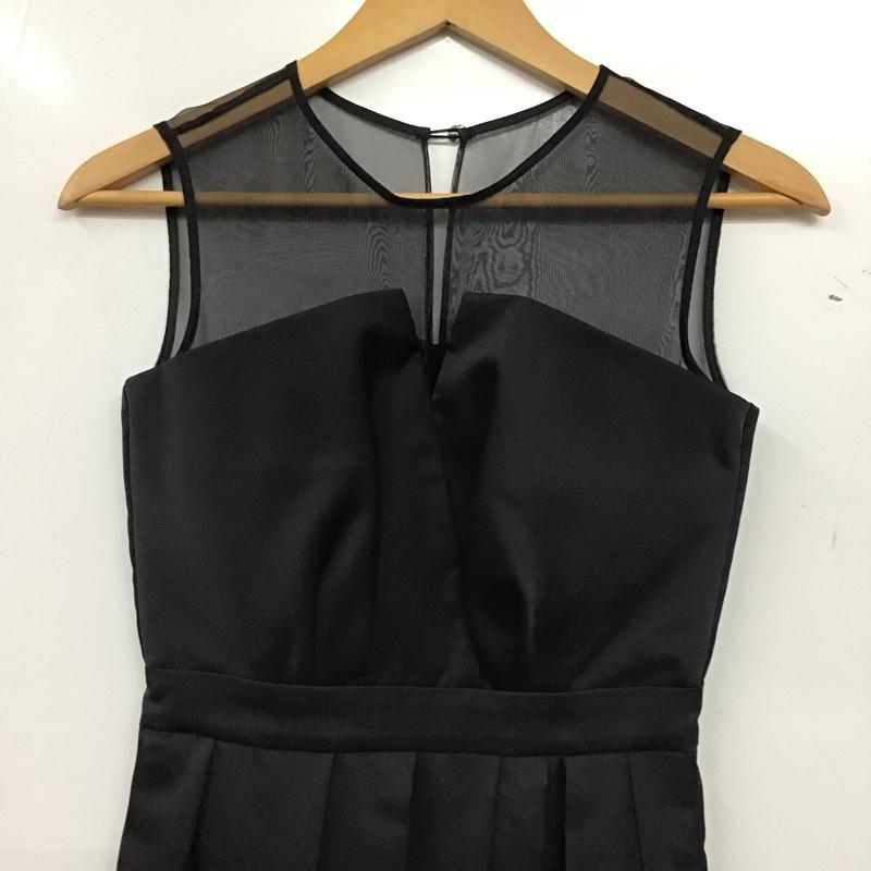 ラボラトリーワーク laboratory work ワンピース ロングスカート LW870030AL ビスチェ風ドレス ノースリーブ S 無地 黒 / ブラック / black レディース USED 古着 中古 10155484