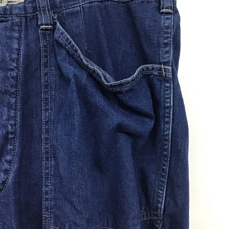 テンダーロイン TENDERLOIN パンツ デニム、ジーンズ デニムパンツ ワイドパンツ カジュアルパンツ L ロゴ、文字 インディゴ / インディゴ / Indigo メンズ USED 古着 中古 10155485