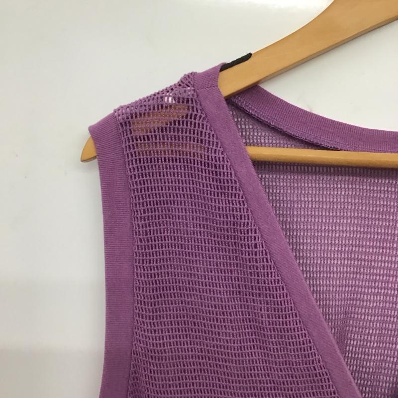 レプシィム LEPSIM ワンピース ロングスカート メッシュ ノースリーブ FREE 無地 紫 / パープル / purple レディース USED 古着 中古 10155487