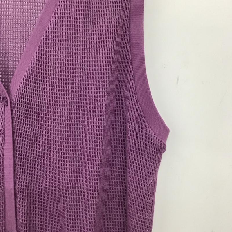 レプシィム LEPSIM ワンピース ロングスカート メッシュ ノースリーブ FREE 無地 紫 / パープル / purple レディース USED 古着 中古 10155487