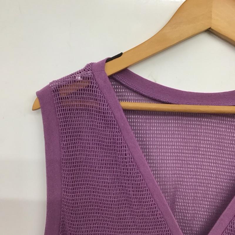 レプシィム LEPSIM ワンピース ロングスカート メッシュ ノースリーブ FREE 無地 紫 / パープル / purple レディース USED 古着 中古 10155487