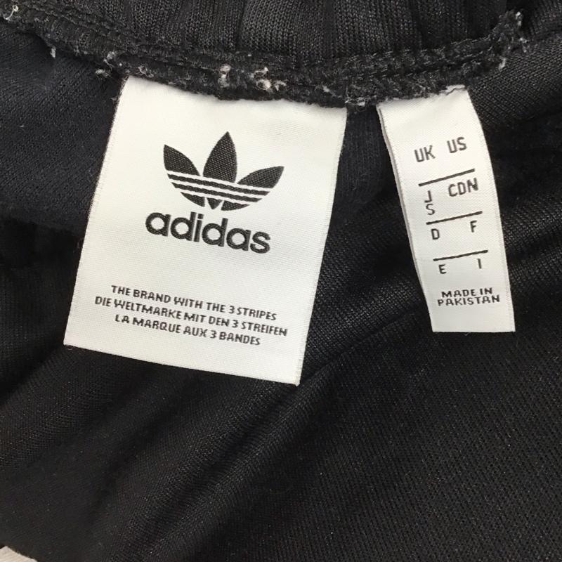 アディダス adidas パンツ ワークパンツ、ペインターパンツ ジャージパンツ ワイドパンツ カジュアルパンツ S ロゴ、文字 黒 / ブラック / black メンズ USED 古着 中古 10155489