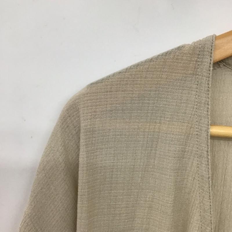 ニコアンド niko and... ワンピース ロングスカート 楊柳カシュクール＆羽織ワンピース タグ付き M 無地 ベージュ / ベージュ / beige レディース USED 古着 中古 10155491