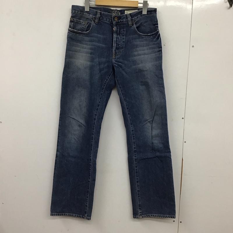 ギャップ GAP パンツ デニム、ジーンズ デニムパンツ スリムパンツ カジュアルパンツ 31インチ ロゴ、文字 インディゴ / インディゴ / Indigo メンズ USED 古着 中古 10155493