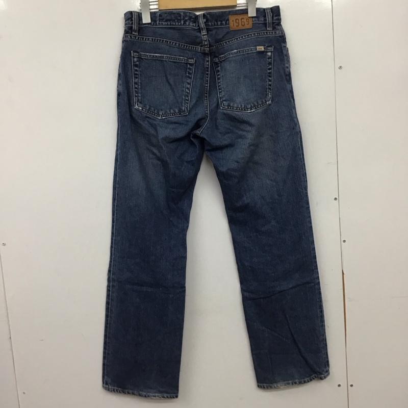 ギャップ GAP パンツ デニム、ジーンズ デニムパンツ スリムパンツ カジュアルパンツ 31インチ ロゴ、文字 インディゴ / インディゴ / Indigo メンズ USED 古着 中古 10155493