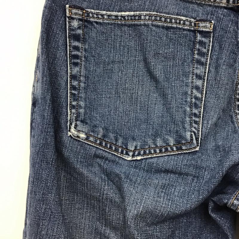 ギャップ GAP パンツ デニム、ジーンズ デニムパンツ スリムパンツ カジュアルパンツ 31インチ ロゴ、文字 インディゴ / インディゴ / Indigo メンズ USED 古着 中古 10155493