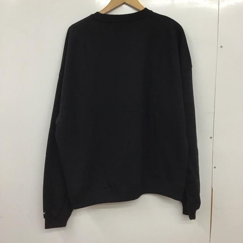 ワイルドシングス WILD THINGS トレーナー 長袖 長袖トレーナー スウェット クルーネック プルオーバー M ロゴ、文字 黒 / ブラック / black メンズ USED 古着 中古 10155498