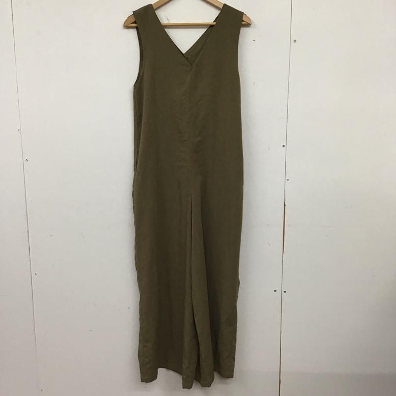 ビームス ハート BEAMS HEART サロペット・オーバーオール サロペット、オーバーオール 43-17-0004-928 Vネック オールインワン S 無地 カーキ / カーキ / khaki レディース USED 古着 中古 10155500