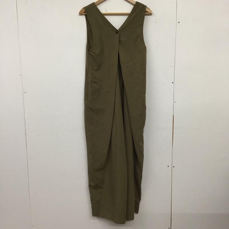 ビームス ハート BEAMS HEART サロペット・オーバーオール サロペット、オーバーオール 43-17-0004-928 Vネック オールインワン S 無地 カーキ / カーキ / khaki レディース USED 古着 中古 10155500