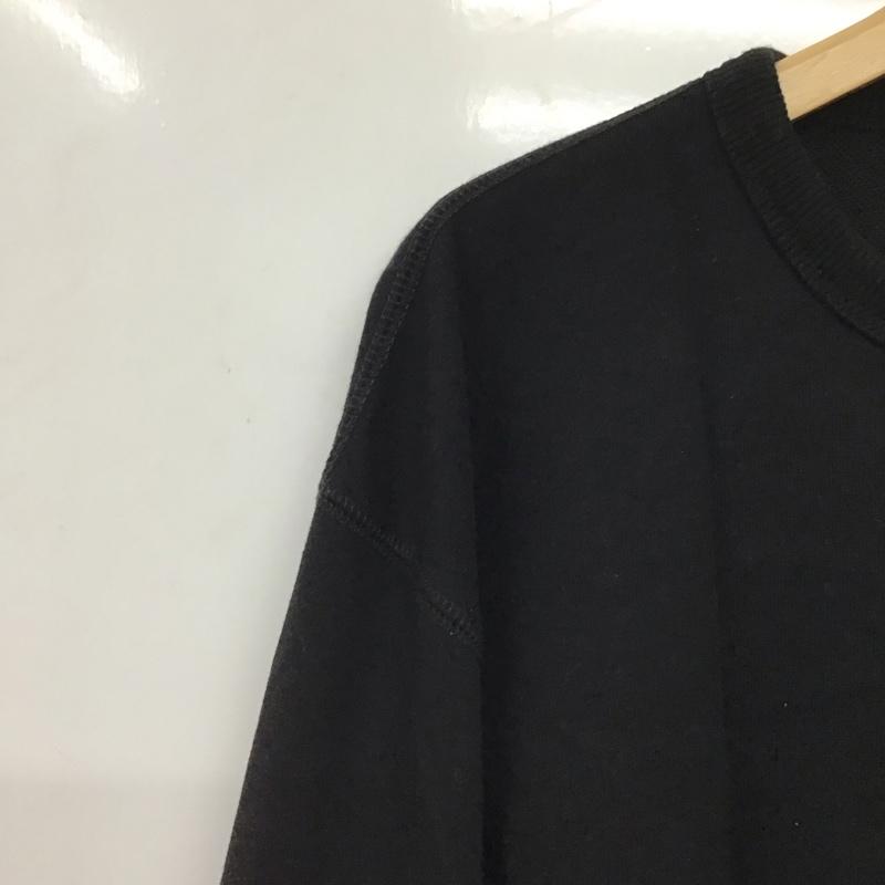 チャンピオン Champion トレーナー 長袖 c3-ls050 長袖トレーナー スウェット XXL ロゴ、文字 黒 / ブラック / black メンズ USED 古着 中古 10155504