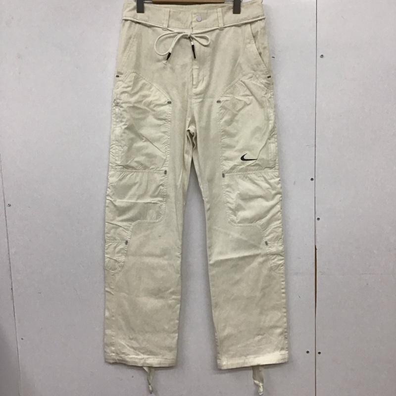 ナイキ NIKE パンツ ワークパンツ、ペインターパンツ cu2500-100 UNRGOF WHITEPANT コラボ S ロゴ、文字 白 / ホワイト / white メンズ USED 古着 中古 10155506