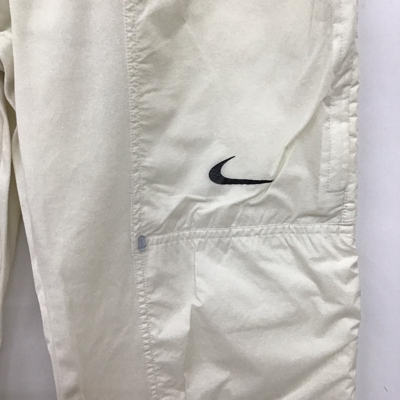 ナイキ NIKE パンツ ワークパンツ、ペインターパンツ cu2500-100 UNRGOF WHITEPANT コラボ S ロゴ、文字 白 / ホワイト / white メンズ USED 古着 中古 10155506
