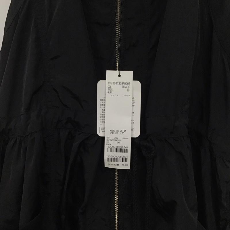チャオパニック CIAOPANIC ワンピース ロングスカート CPZ1041309A0006 フロントジップナイロンベストワンピース タグ付き ONE SIZE 無地 黒 / ブラック / black レディース USED 古着 中古 10155507