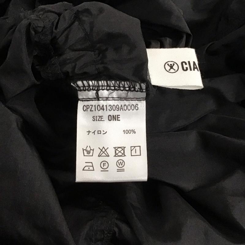 チャオパニック CIAOPANIC ワンピース ロングスカート CPZ1041309A0006 フロントジップナイロンベストワンピース タグ付き ONE SIZE 無地 黒 / ブラック / black レディース USED 古着 中古 10155507