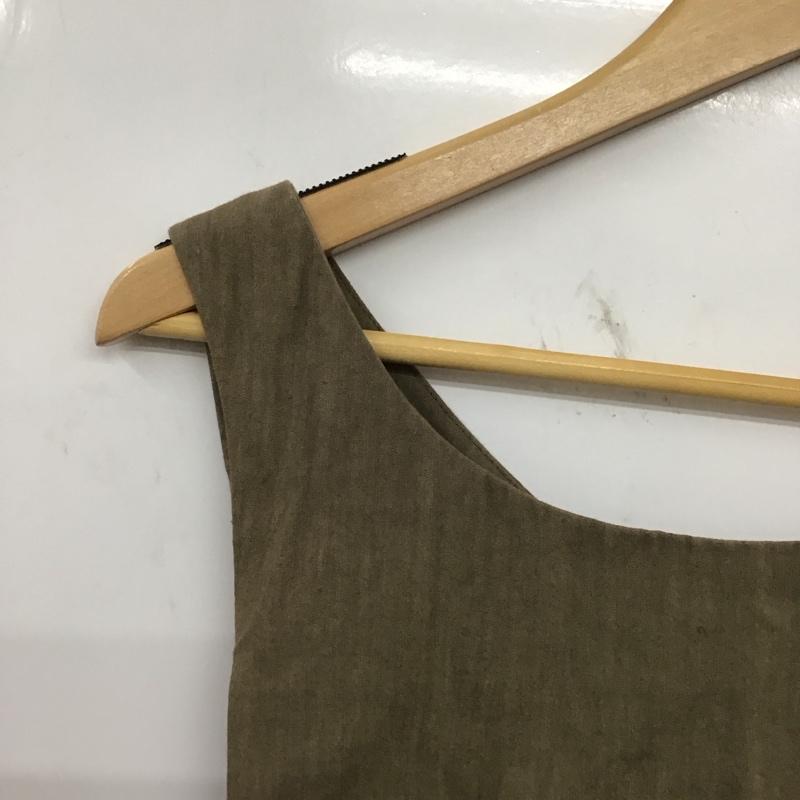ザラ ZARA ワンピース ロングスカート 2166 639 742 ノースリーブ ギャザー リネン混 XS 無地 ベージュ / ベージュ / beige レディース USED 古着 中古 10155509