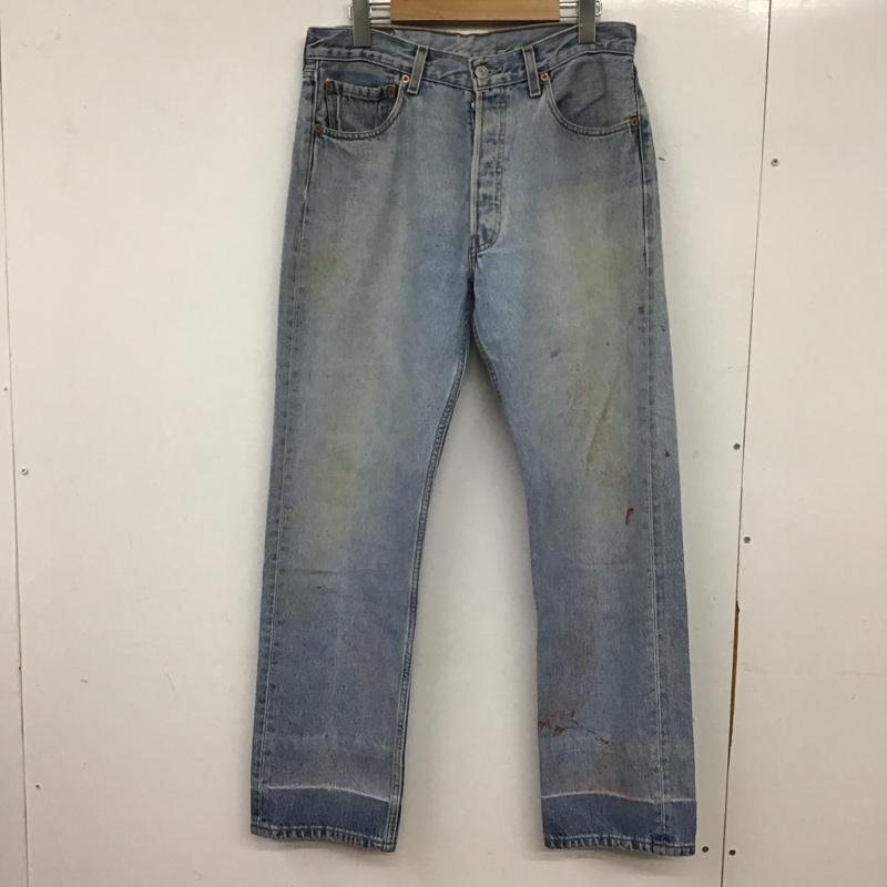 リーバイストラウスアンドコー Levi Strauss & co. パンツ デニム、ジーンズ デニムパンツ スリムパンツ カジュアルパンツ 32インチ 無地 インディゴ / インディゴ / Indigo メンズ USED 古着 中古 10155510