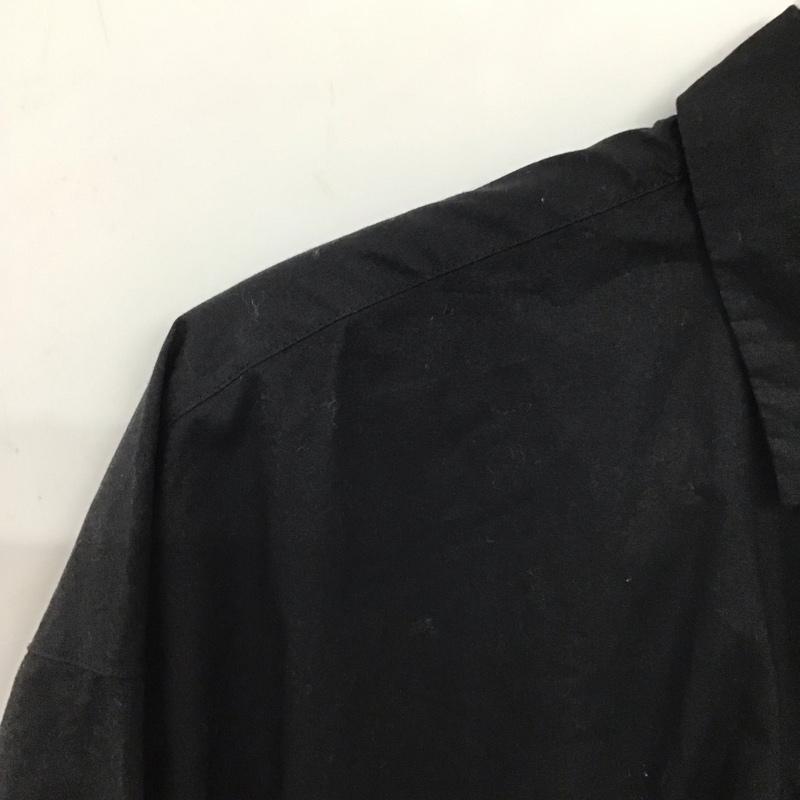 アーバンリサーチドアーズ URBAN RESEARCH DOORS シャツワンピース 長袖 DR86-26M603 ロング丈 ONE SIZE 無地 黒 / ブラック / black レディース USED 古着 中古 10155512
