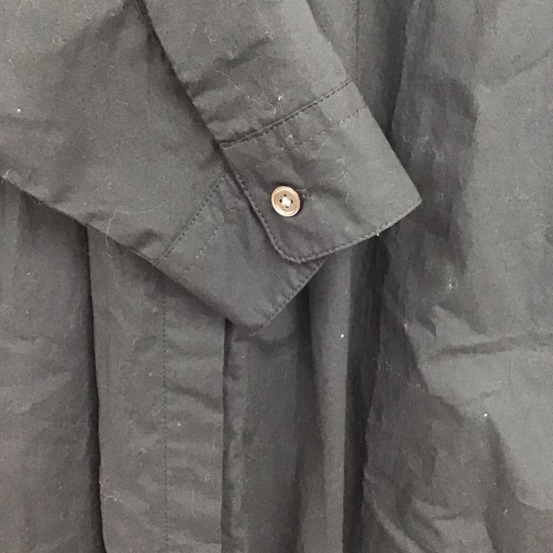 アーバンリサーチドアーズ URBAN RESEARCH DOORS シャツワンピース 長袖 DR86-26M603 ロング丈 ONE SIZE 無地 黒 / ブラック / black レディース USED 古着 中古 10155512
