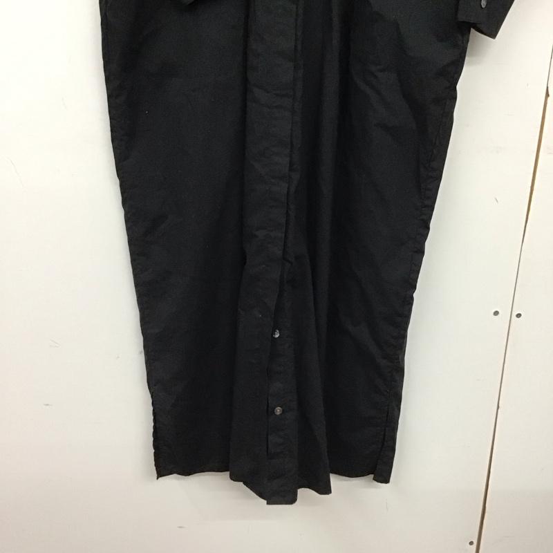 アーバンリサーチドアーズ URBAN RESEARCH DOORS シャツワンピース 長袖 DR86-26M603 ロング丈 ONE SIZE 無地 黒 / ブラック / black レディース USED 古着 中古 10155512