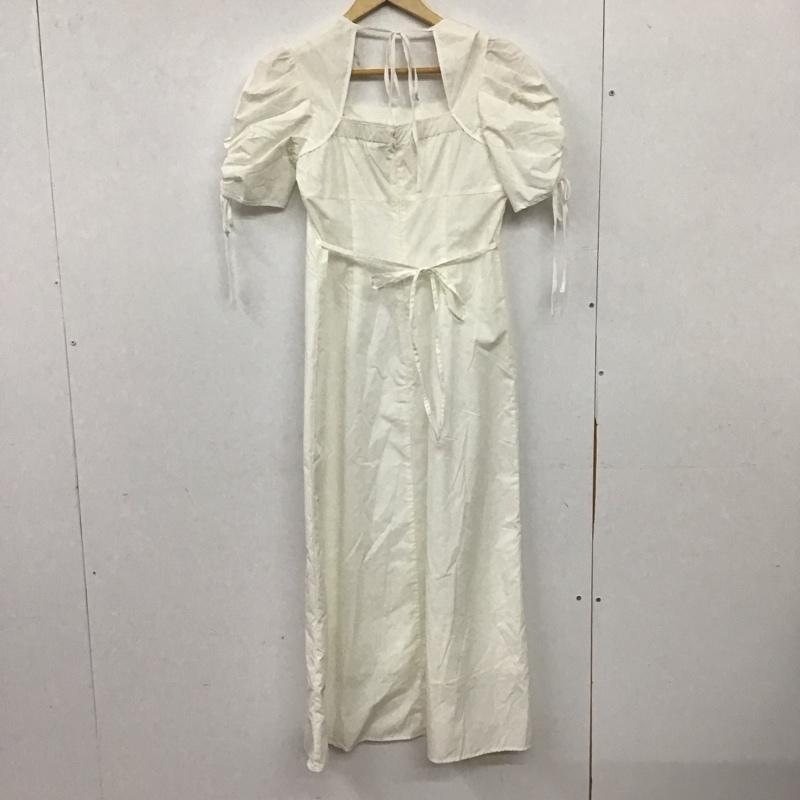 スナイデル SNIDEL ワンピース ロングスカート SWFO222134 バリエパイピングコルセットワンピ 1 無地 白 / ホワイト / white レディース USED 古着 中古 10155513