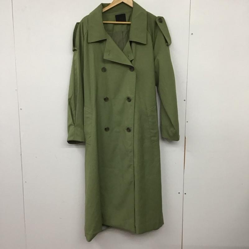 ケービーエフ KBF コート トレンチコート KB94-27J010 BIGカラートレンチコート ONE SIZE 無地 カーキ / カーキ / khaki レディース USED 古着 中古 10155515