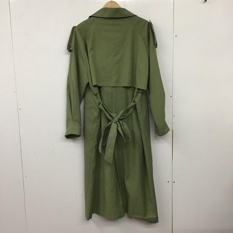 ケービーエフ KBF コート トレンチコート KB94-27J010 BIGカラートレンチコート ONE SIZE 無地 カーキ / カーキ / khaki レディース USED 古着 中古 10155515