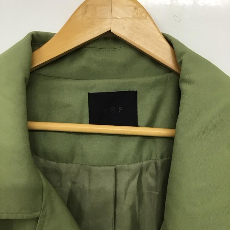 ケービーエフ KBF コート トレンチコート KB94-27J010 BIGカラートレンチコート ONE SIZE 無地 カーキ / カーキ / khaki レディース USED 古着 中古 10155515