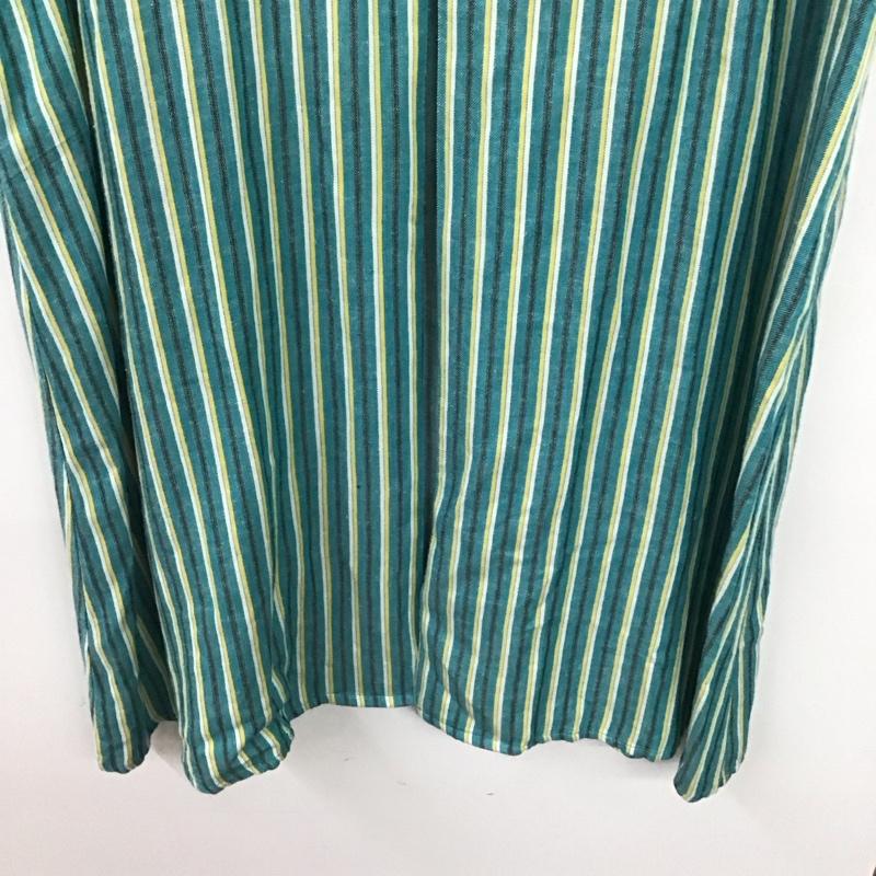 アズールバイマウジー AZUL BY MOUSSY ワンピース ロングスカート 250BAZ30-155E ガウン 半袖 五分袖 S ストライプ マルチカラー / マルチカラー / multicolor レディース USED 古着 中古 10155516