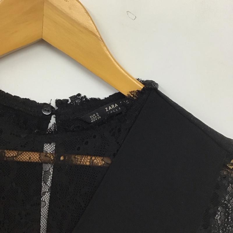 ザラ ZARA ワンピース・ドレス・オールインワン ワンピース・ドレス・オールインワン 1639 075 800 オールインワン レース S 無地 黒 / ブラック / black レディース USED 古着 中古 10155520