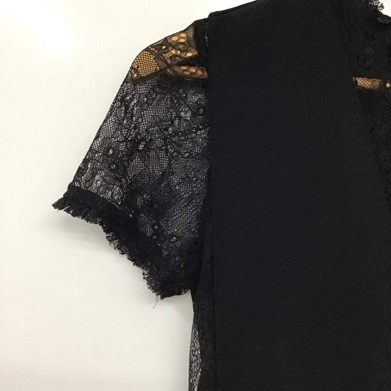 ザラ ZARA ワンピース・ドレス・オールインワン ワンピース・ドレス・オールインワン 1639 075 800 オールインワン レース S 無地 黒 / ブラック / black レディース USED 古着 中古 10155520