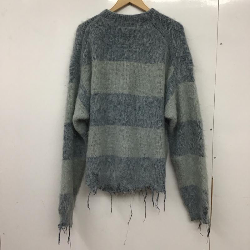 メゾンミハラヤスヒロ Maison MIHARA YASUHIRO カーディガン 長袖 a13cd511 長袖ニットカーディガン 前ボタン ニットカーディガン 44 ボーダー柄 マルチカラー / マルチカラー / multicolor メンズ USED 古着 中古 10155522