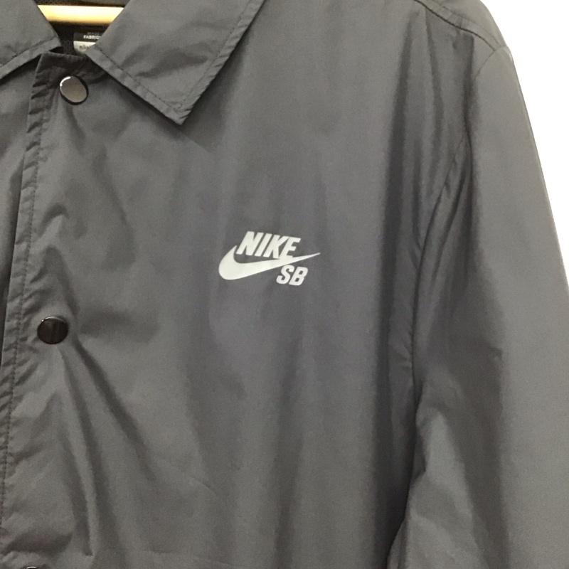 ナイキ NIKE ジャケット、上着 ジャンパー、ブルゾン 829510-010 コーチジャケット XL ロゴ、文字 ダークグレー / ダークグレー / メンズ USED 古着 中古 10155527