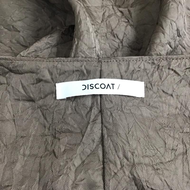 ディスコート Discoat ワンピース ロングスカート DCZ1041109A0008 サテンワッシャーVキャミワンピース タグ付き FREE 無地 茶 / ブラウン / brown レディース USED 古着 中古 10155534
