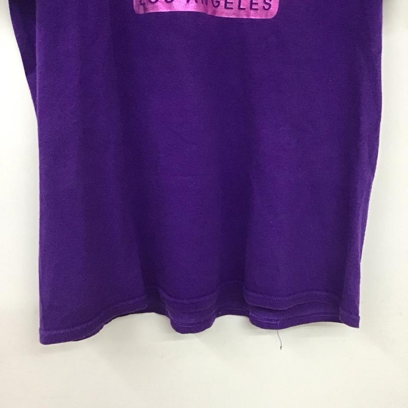 エクストララージ XLARGE Tシャツ 半袖 半袖カットソー プリントTシャツ クルーネックカットソー M ロゴ、文字 紫 / パープル / purple メンズ USED 古着 中古 10155541