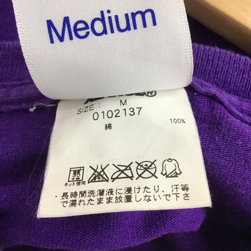 エクストララージ XLARGE Tシャツ 半袖 半袖カットソー プリントTシャツ クルーネックカットソー M ロゴ、文字 紫 / パープル / purple メンズ USED 古着 中古 10155541