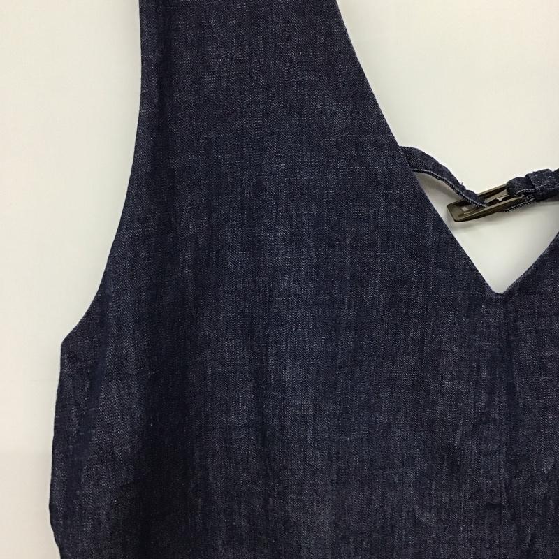 パターントルソ patterntorso サロペット・オーバーオール サロペット、オーバーオール PS-00299 デニムオールインワン ワイドパンツ FREE 無地 インディゴ / インディゴ / Indigo レディース USED 古着 中古 10155542
