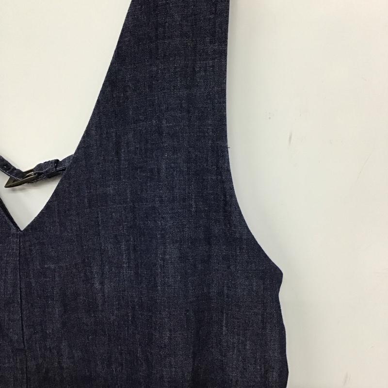 パターントルソ patterntorso サロペット・オーバーオール サロペット、オーバーオール PS-00299 デニムオールインワン ワイドパンツ FREE 無地 インディゴ / インディゴ / Indigo レディース USED 古着 中古 10155542