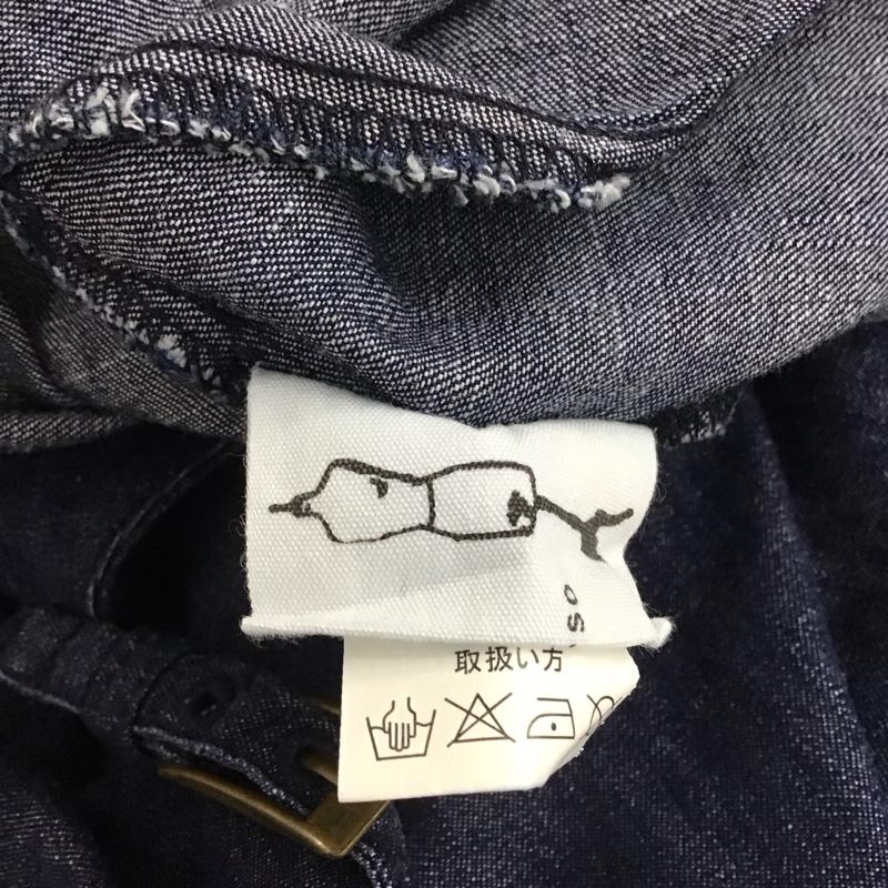パターントルソ patterntorso サロペット・オーバーオール サロペット、オーバーオール PS-00299 デニムオールインワン ワイドパンツ FREE 無地 インディゴ / インディゴ / Indigo レディース USED 古着 中古 10155542