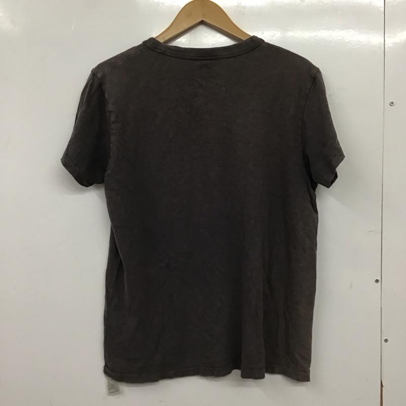 チャンピオン Champion Tシャツ 半袖 半袖カットソー プリントTシャツ クルーネックカットソー L ロゴ、文字 ダークグレー / ダークグレー / メンズ USED 古着 中古 10155546